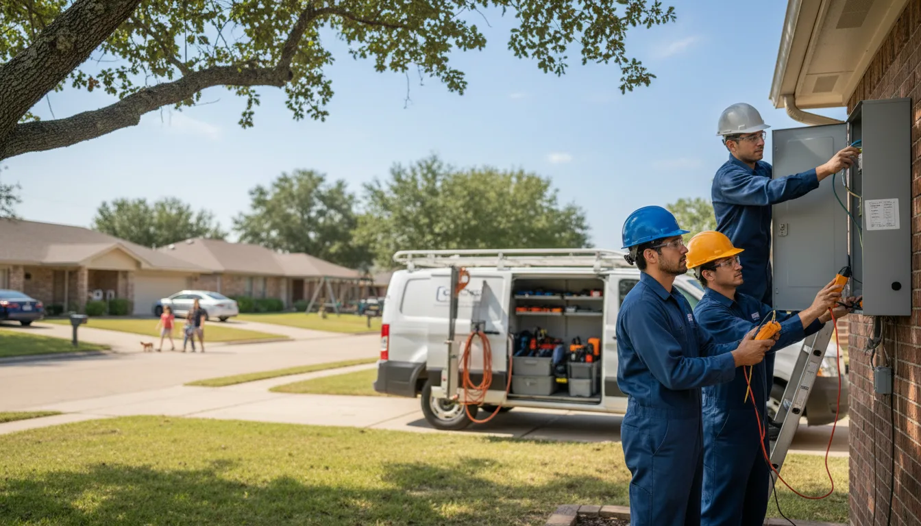 Certified electrician providing emergency electrical services in Schlater, MS